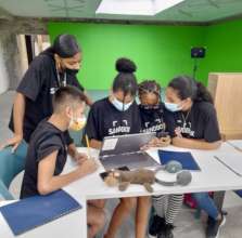 Students at Sandbox