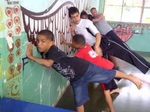 Jordano practices contemporary dance