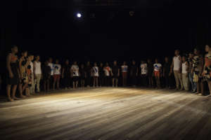 Our students making their last appearance