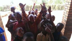 Kids after a teaching session