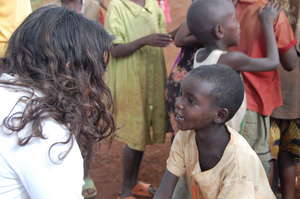 playing with children