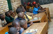 strengthen hand washing to 800 children in Rwanda