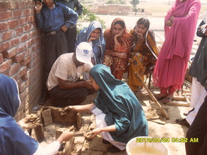 Cooking stove training for women & children Lahore