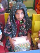 Girl provided health kits