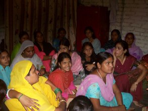 Girls attending seminar by AHD women staff