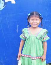 "Me,too" indigenous girl says."I'm smiling, too."