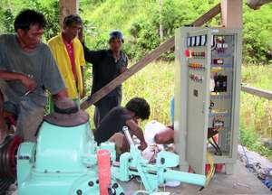 Wiring the microhydro powerhouse
