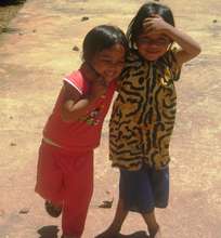 Kids in Brgy. Lamag with 1 kW Wind Turbine Project