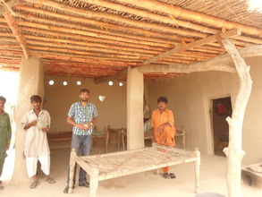 Villagers very happy upon support of roofing kits