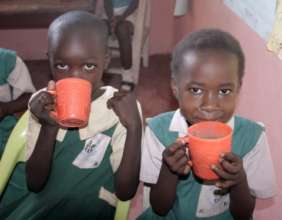 Porridge, part of the feeding programme