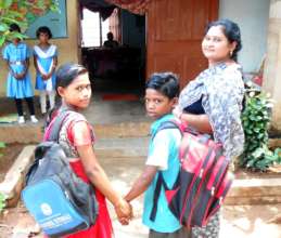 Children are going to school