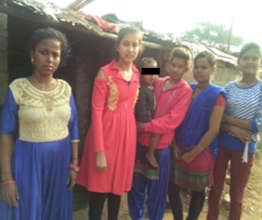 Pinku is rescued by Balika Mondol members