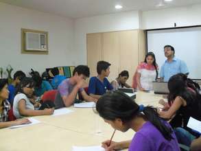 Dr.Gupta conducting Anger Management Workshop
