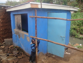 Outside the New Water Kiosk