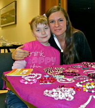 Elena with a very happy JewelGirl, 2011