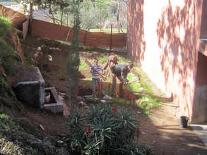 One of the planting sites at Madrasa Al Atlas