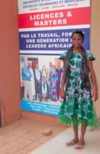 Aichatou studying for Bachelor's Degree