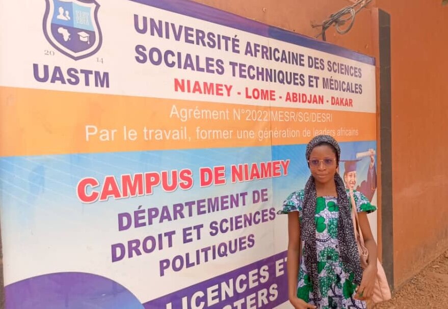 Aichatou loves her Law / Political Science studies