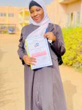 Adama proud of Bachelor's degree in Management