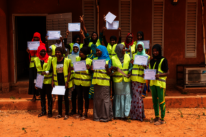 FEMALE CONSTRUCTION TRAINEES (photo: Grant Smith)