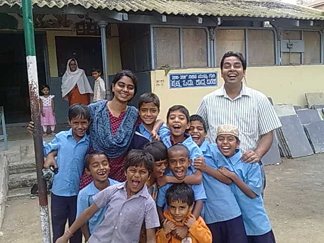 Donate to kids of domlur govt school