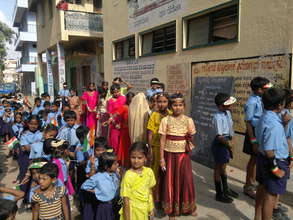 Kids getting ready to celebrate Independence Day