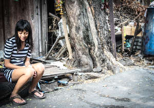 View, a 15 year old pregnant orphan