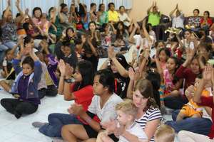 Singing Christmas songs