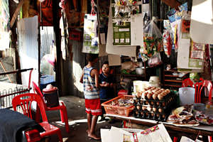 Shop by house helps family provide for self