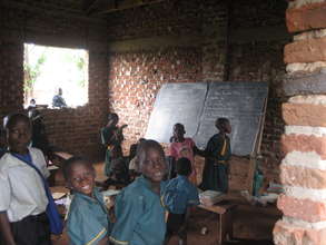A classroom at Future Victory School
