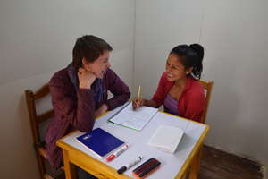 Spanish lessons with Sonia and Megan!