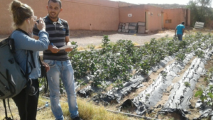 Journalist exploring the nursery