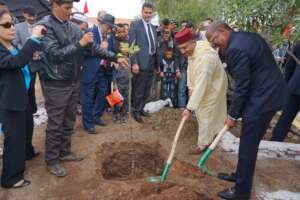 US Ambassador Dwight Bush and Governor El Bathaoui