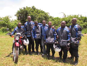 Group trained by Riders for Health in Nyimba
