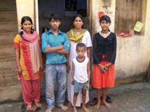 Laxmi with her Family