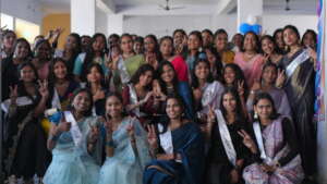 Our school girls at their Farewell celebration