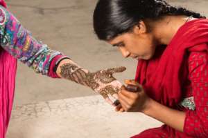 Laxmi at work