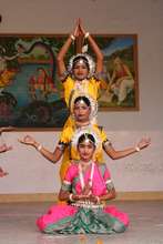 Odissi Dancers On Stage