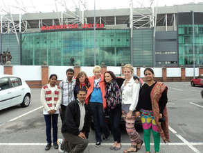 Pushpa(extreme left), with Discovery Academy Kids