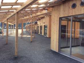 New Shopping Arcade Waiting for Final Decoration