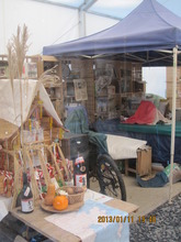 Mountain School Office in Shop Tent