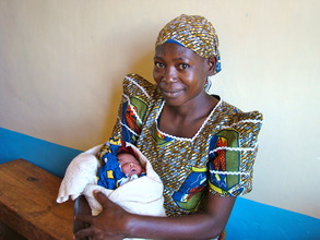 Mother with newborn infant