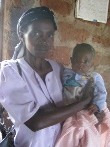 Elizabeth with her mother