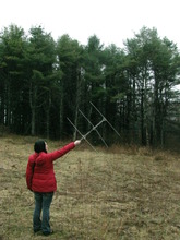 Center for Wildlife Staff Tracks Owl