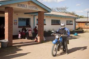 Health worker mobilized by Riders, Kunaka Hospital