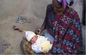 Dhani and her Baby