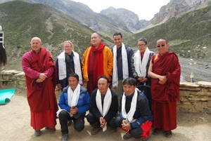 Group shot with Rinpoches