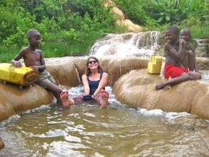International Participant with Kids in water