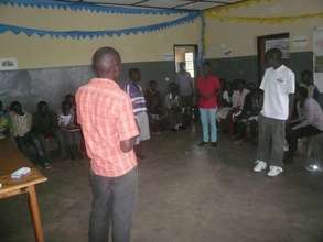 RVCP Volunteer during the teaching session