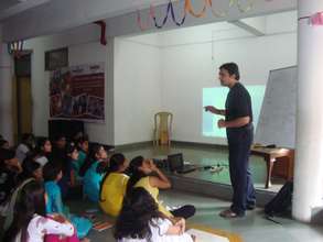 Training session of the fellows at the Workshop
